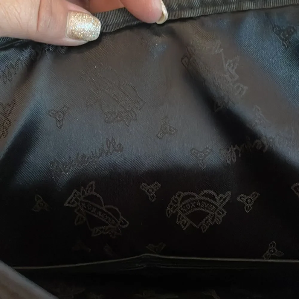 Betsey johnson betseyville pink satin leopard/cheetah laptop bag-case